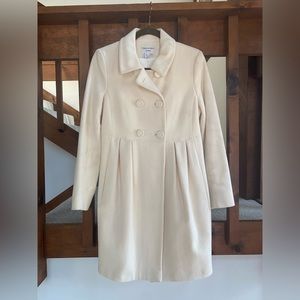 Beautiful Ivory Tailored Peacoat